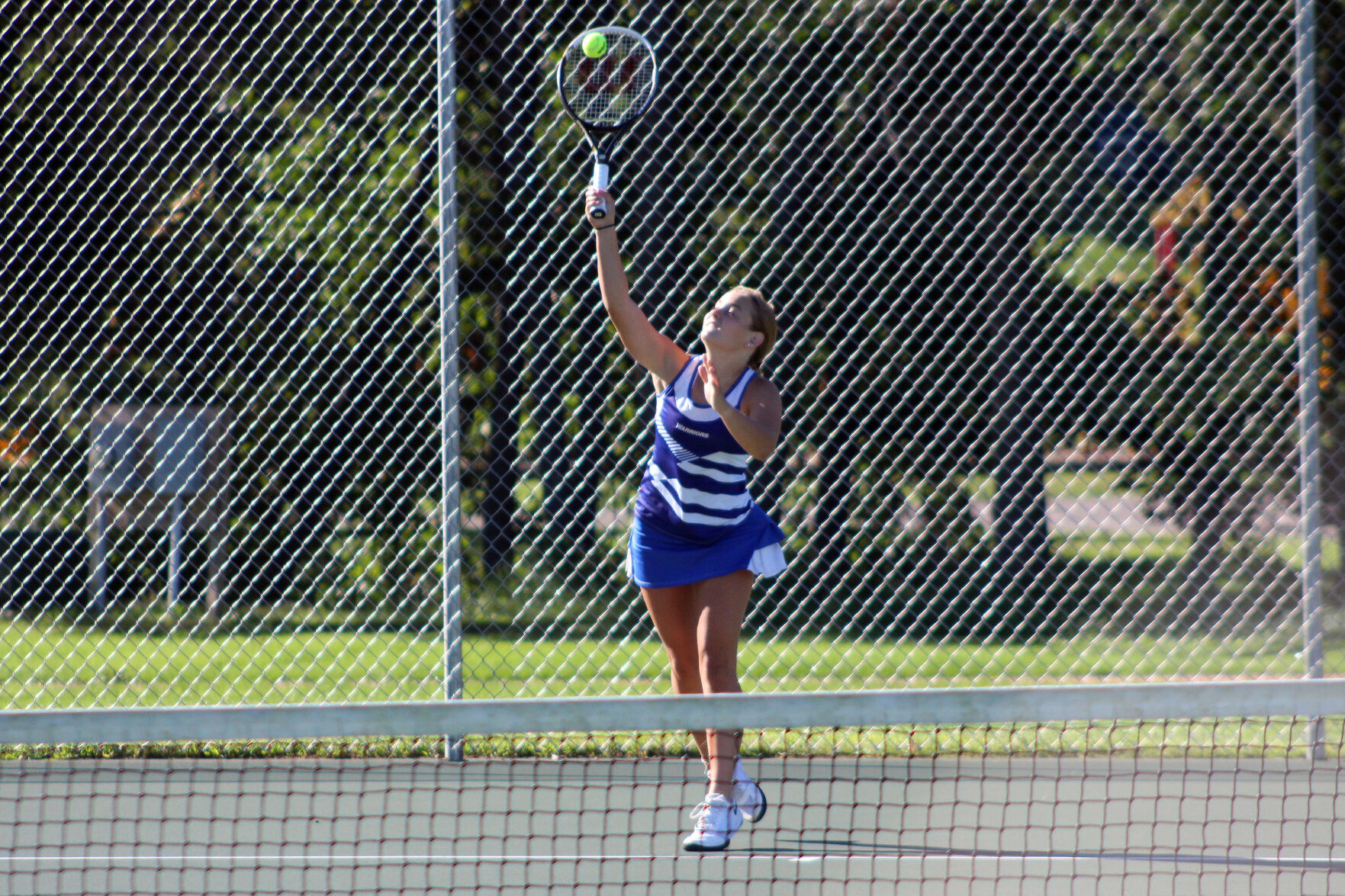 Rice Lake girls tennis at Barron 8-29-20